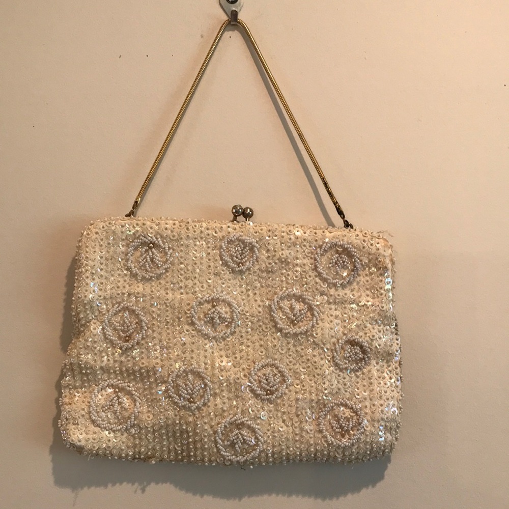 Vintage 1960s Beaded Purse.
